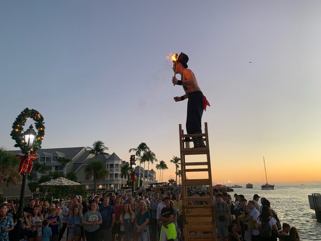 Sunset Celebration in Mallory Square Key West