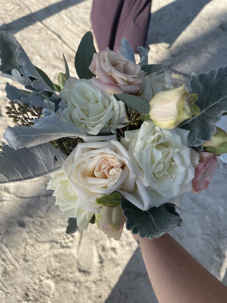 Beach Floral Wedding Arrangement