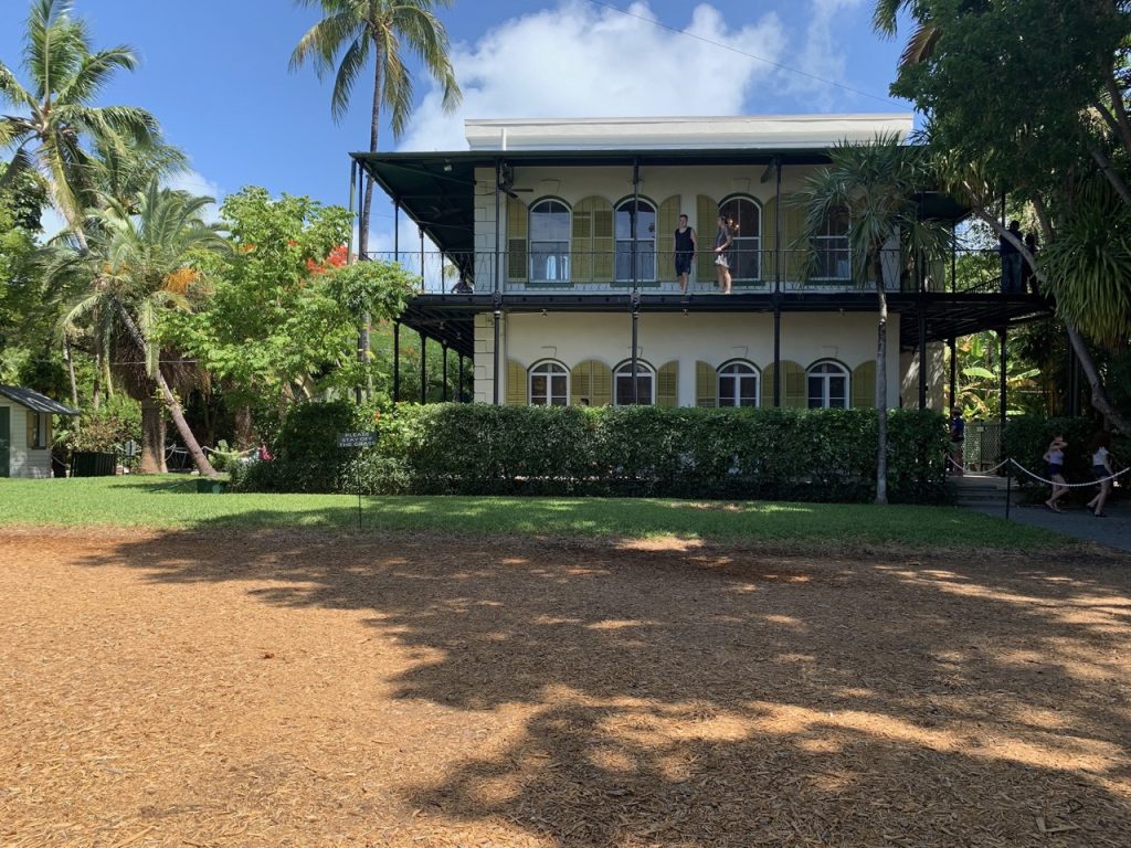 Ernest Heminghway house in Key West 